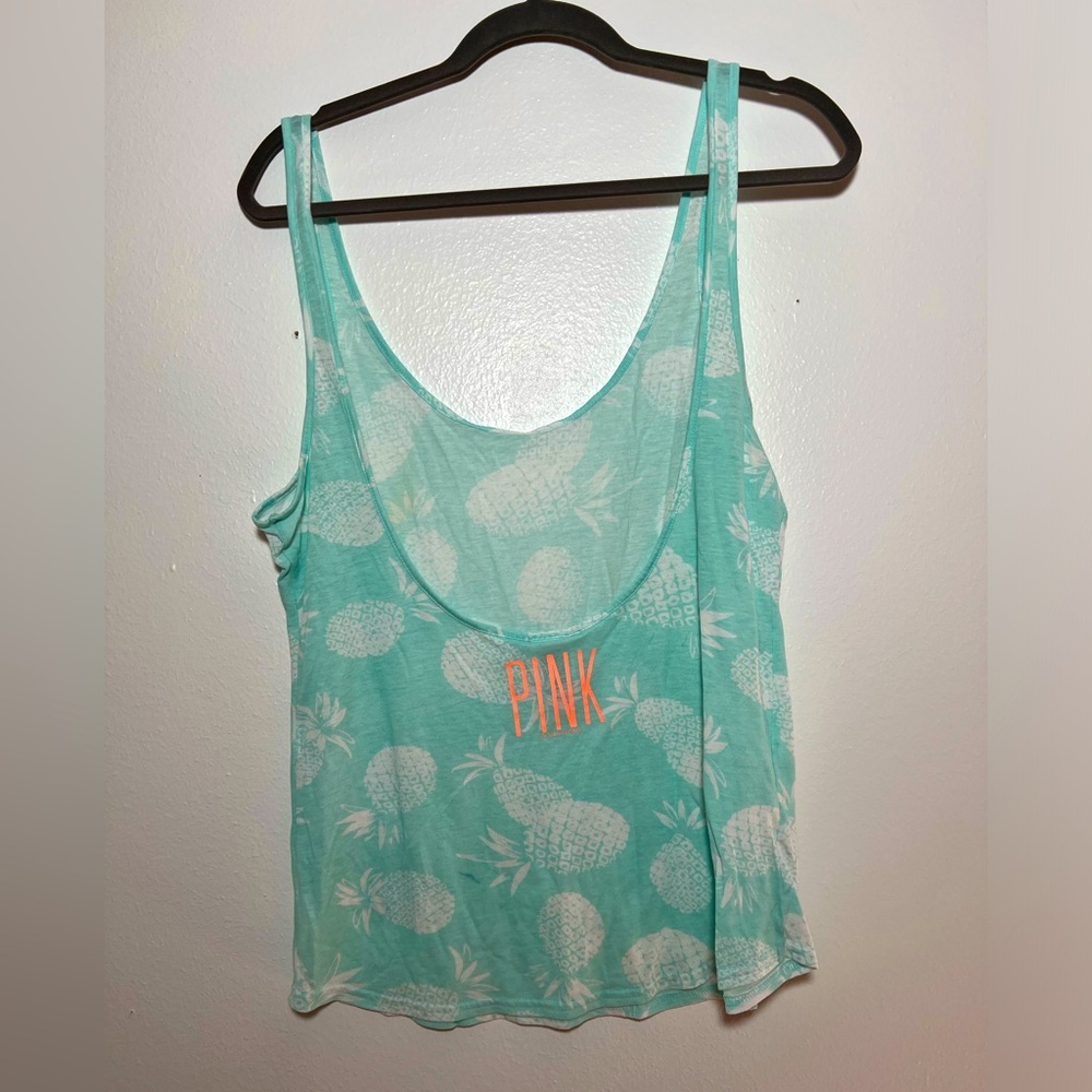 Pink Brand Pineapple Tank Top Victoria’s Secret